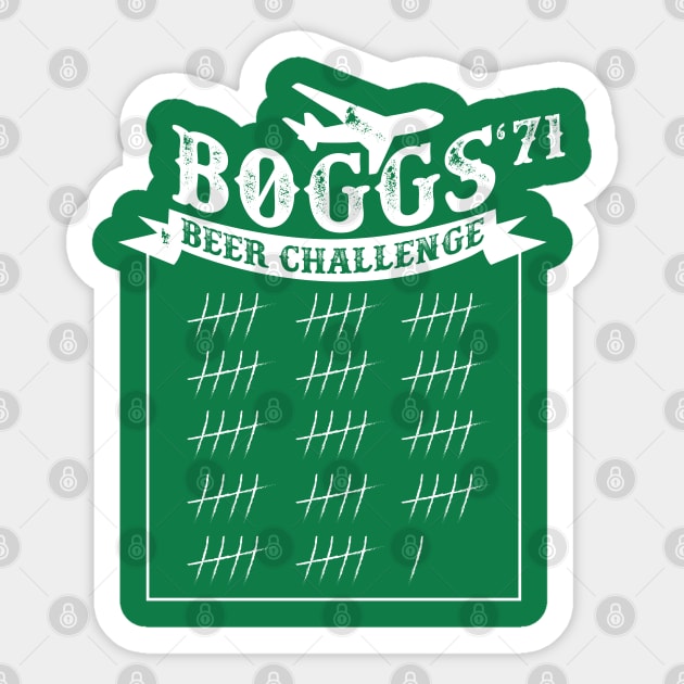 Boggs Beer Challenge '71 Sticker by Gimmickbydesign